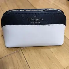 kate spade ポーチ 黒/ベージュ 約20cm