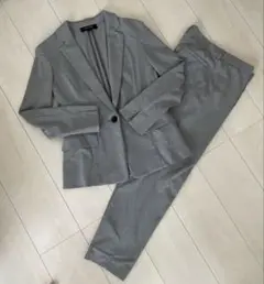 アンタイトル UNTITLED グレー パンツスーツ ウォッシャブル 2 美品