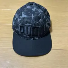 PUMA ブラックカモフラージュ キャップ