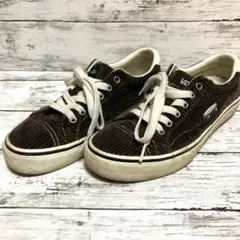 V311CF CORD VANS コートアイコン ブラウン 24.0cm