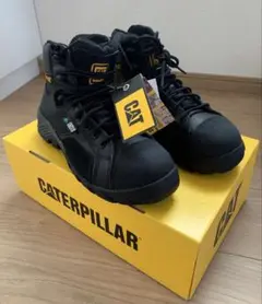 【新品未使用】CATERPILLAR ブラック ワークブーツ