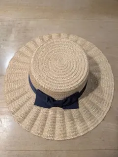 Made in France 子ども用 麦わら 天然ストロー ハット