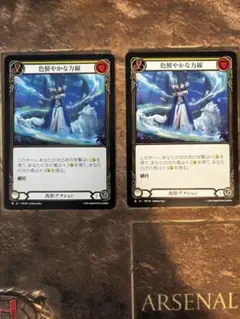 FLESH AND BLOOD 色鮮やかな力線 2枚　FAB