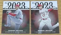 2枚セット topps 2024 エンゼルス 大谷翔平 インサートカード