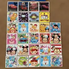 【新品】ディズニー　ツムツム、カーズなどシール　28枚セット　おまけつき
