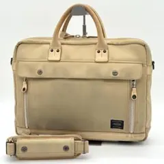 【良品】PORTER ELDER ビジネスバッグ ブリーフケース キャンバス