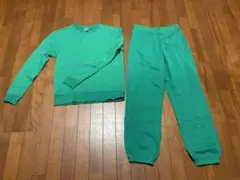 スウェット上下セット　緑