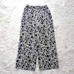 25SS スローブイエナ アソートフラワーパンツ　ゆったり　洗える　38
