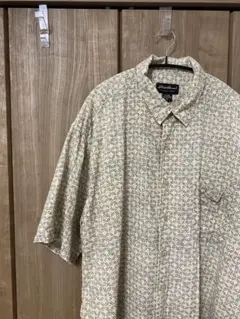 【古着】90s Eddie Bauer エディバウアー 総柄 コットンリネン