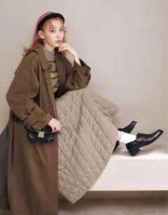 FURFUR ロングステンカラーコート
