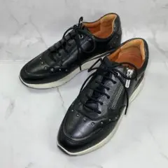 【極美品】PIKOLINOS レザースニーカー 36（23.0㎝） ブラック