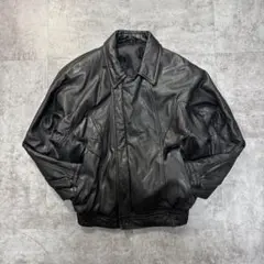 80s A-2 real leather bomber jacket vtg