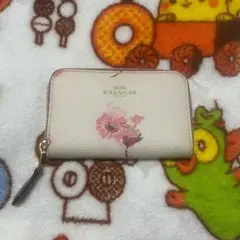 【即購入可】COACH ミニ財布 桜 アウトレット