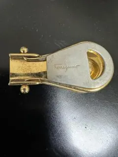 未使用 フェラガモ 靴べら キーリング ゴールド タグ箱付き イタリア製 Salvatore Ferragamo フェラガモ FERRAGAMO キーリング