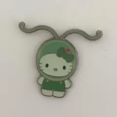 藻キティ　ハローキティ　ピンバッジ　日本館　コナミドリムシ