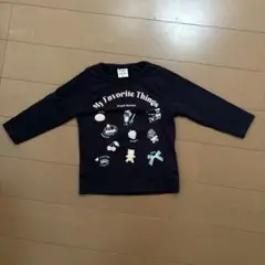【美品】 pupil house 長袖　ロンT 紺　ネイビー　80 ナルミヤ