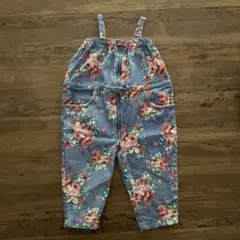 Little Yanagi ベビー サロペット 花柄 80cm-90cm
