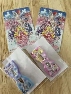 キャラクターリボンクリップ 2個＋チケット2枚セット