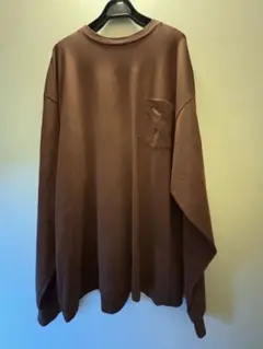 アンフィル　オーガニックコットンロングスリーブ　ポケットT