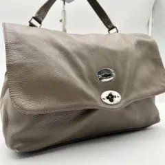 極美品 ザネラート ポスティーナ M+ 2way 2室 大容量 シボ革 ネイビー ZANELLATO - 【美品】 ZANELLATO / ザネラート | 2Way