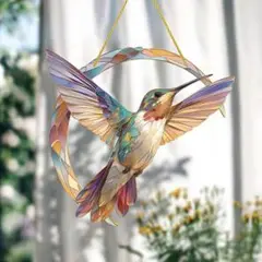 ハチドリ サンキャッチャー 約14.2cm