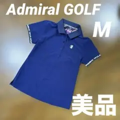 美品　Admiral GOLF アドミラルゴルフ　ポロシャツ　レディース　M