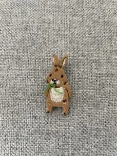 【レア品】ポケファス　ウサモグ バッチ