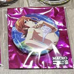 【新品未使用】マクロスΔ、カナメ、缶バッチ、オシャレ歌マクロス、夏色