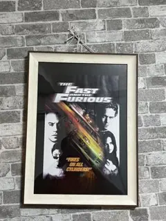 THE FAST AND THE FURIOUS フレーム付きポスター