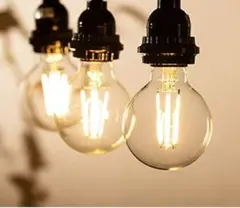 LED電球 フィラメントバルブ 4つセット 6w 口金直径26mm