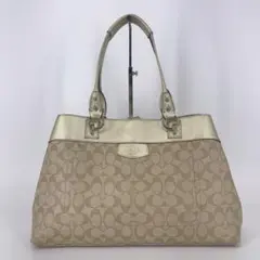 ☆美品☆COACH☆コーチ☆がま口トートバッグ