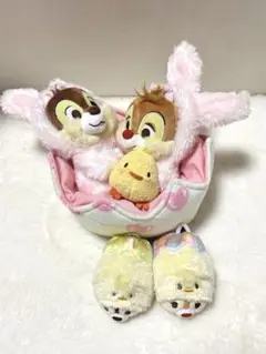 ディズニーストア チップ＆デール イースター ぬいぐるみセット