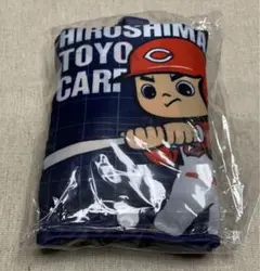 広島東洋カープ　カープ坊や　エコバッグ　マイバッグ　カラビナ付　ブルー　匿名配送