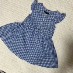 トミー　ギンガムチェック ワンピース　18m お値下げしました