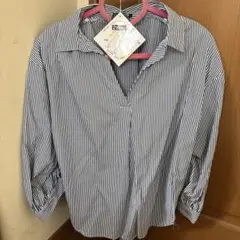Radarista ストライプ 2Wayブラウス