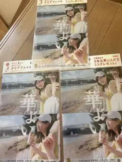 華よい　山下美月　クリアファイル　３枚