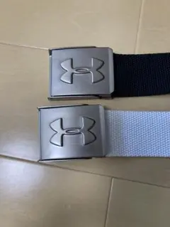 アンダーアーマーUnder Armour ベルト 2本セット 黒 白