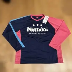 Nittaku 卓球ウェア S ネイビー/ピンク　新品未使用品