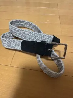 SOLID BRASS ベルト　ホワイト　イタリア製　メンズ