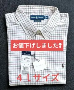 【お値下げしました❢】POLOラルフローレンボタンダウンシャツ【4L】