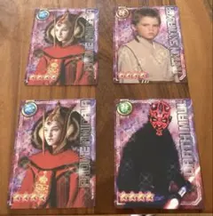 スター・ウォーズ　カード4 枚セット　KONAMI スターウォーズコレクション