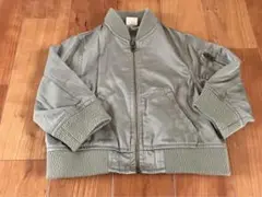 petit main MA-1ジャケット サイズ80 カーキ