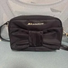 JILL by JILLSTUART リボン付きショルダーバッグ　ブラック