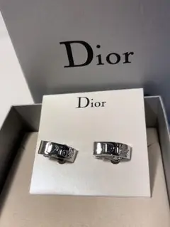 クリスチャンディオール　ChristianDior イヤリング　シルバー
