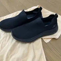 SKECHERS Air-Cooled ブラック スリッポン