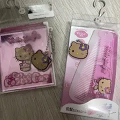 サンリオ　ハローキティ　日焼け　キティ　ミラー　　前髪カプセルコーム
