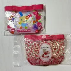 サンリオ　プールバッグ　ポーチ　マロンクリーム　ウサハナ　ガチャ　カプセルトイ