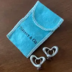 TIFFANY ティファニー イヤリング オープンハート クリップ シルバー