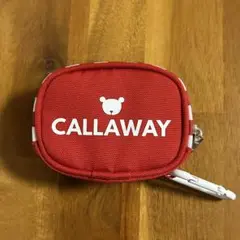 【美品】Callaway キャロウェイ　ゴルフボールポーチ