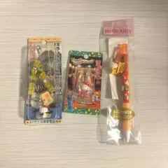 レア ご当地キティストラップ マスコット ボールペン 京都 河内音頭 トラ大明神